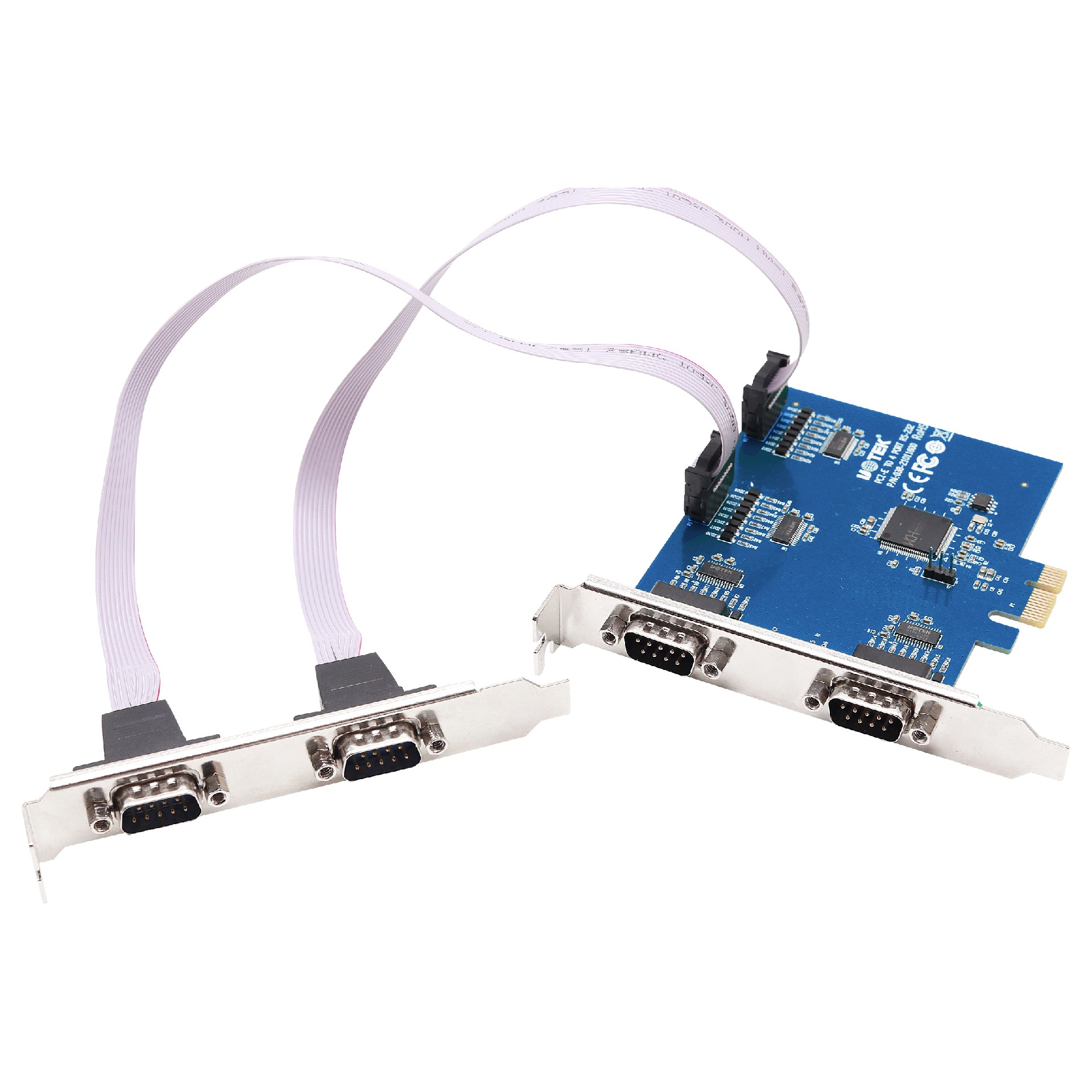 PCI-E轉(zhuǎn)4口RS-232多串口卡