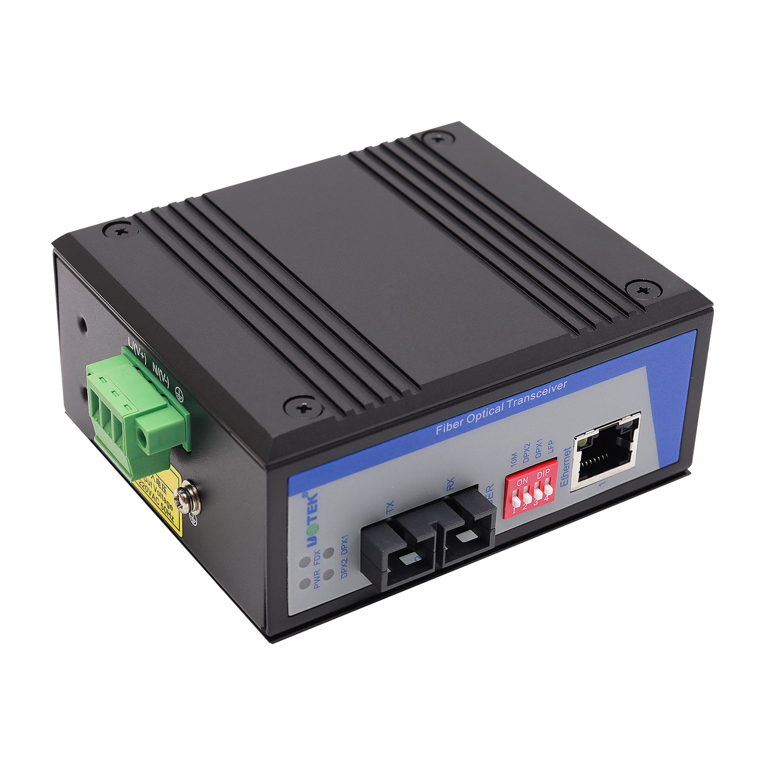 1口百兆網(wǎng)絡光纖收發(fā)器