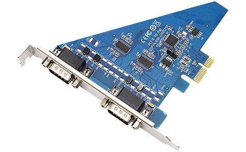 PCI-e工業多口串口通信卡_UT-7912 PCI-E轉2口RS-232多串口卡