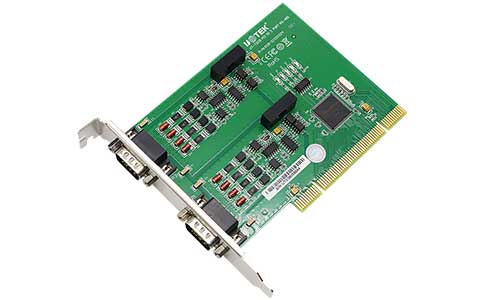 工業多功能串口通信卡_UT-7302I 2口RS-485/422轉PCI光電隔離工業級多口串口卡