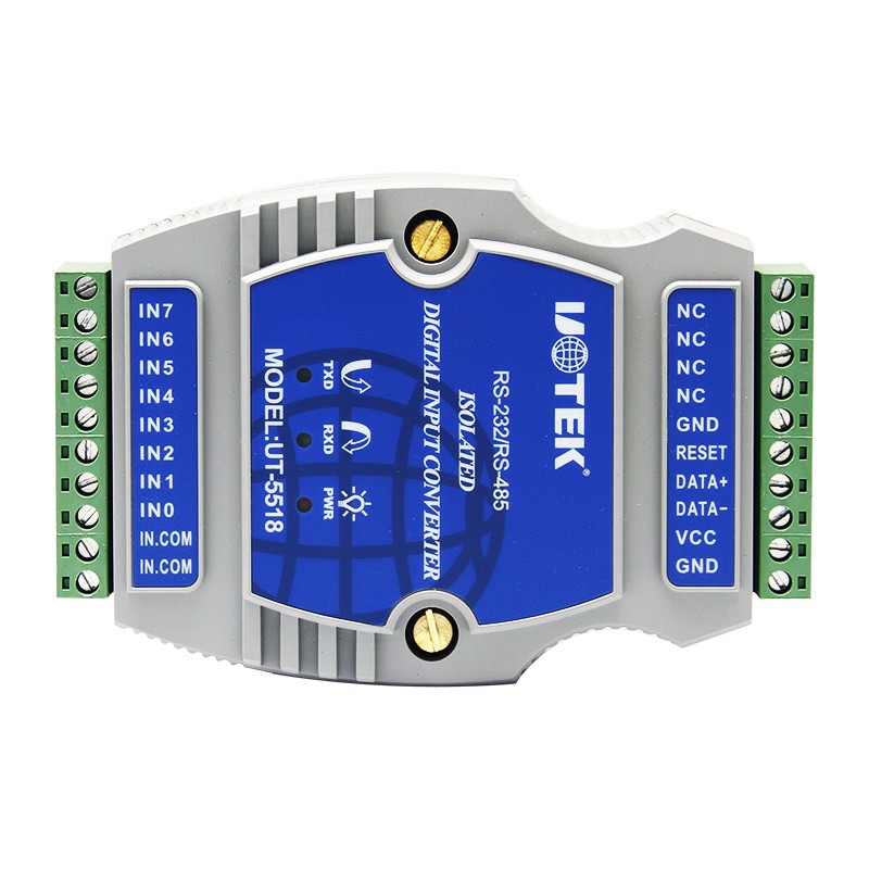 數字量8通道光隔濕接點I/O輸入模塊